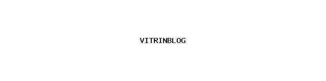 Vitrinblog